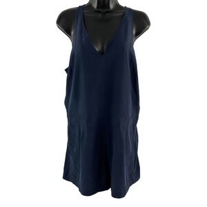 Lou & Grey Modal Sleeveless Racerback Scoop Neck Romper Blue Size Small‎